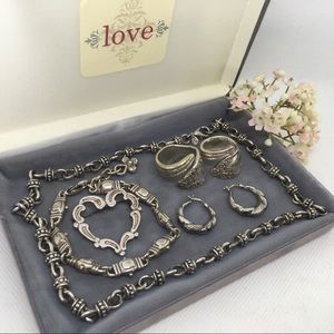 Sterling silver jewelry set